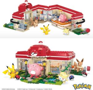 Image Coffret MEGA HNT93 Centre Pokémon De La Forêt - 648 Pièces
