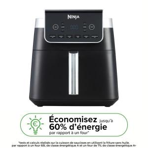 Image Ninja AF180EU MAX PRO - Friteuse sans huile - Air Fryer 6,2 L - Noir