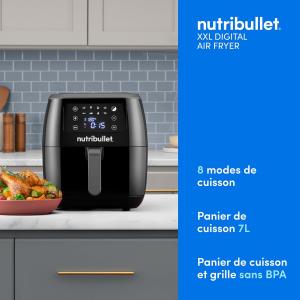 Image Air Fryer nutribullet NBA071B Friteuse à air chaud 7L - Noir