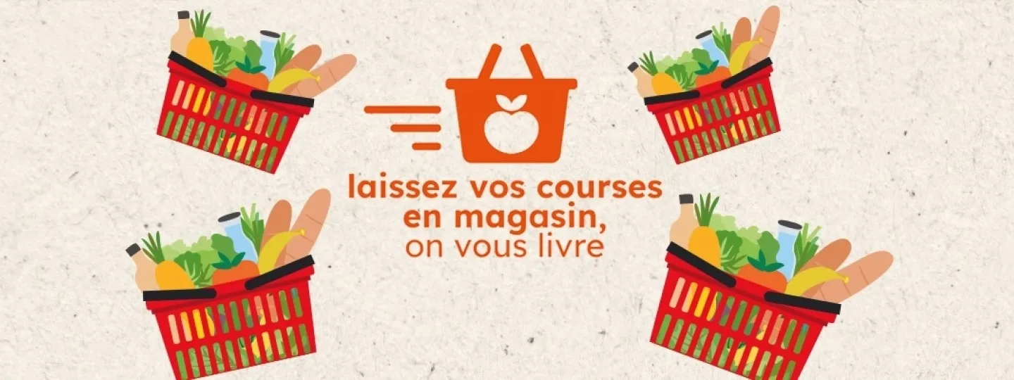 Image Des courses de proximité avec offres en ligne